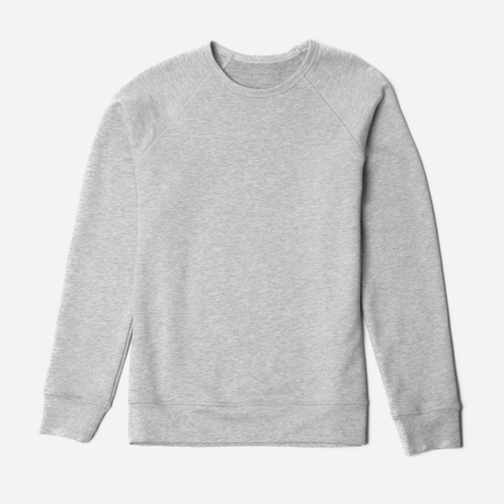 Everlane men’s gray crew sweatshirt size Medium